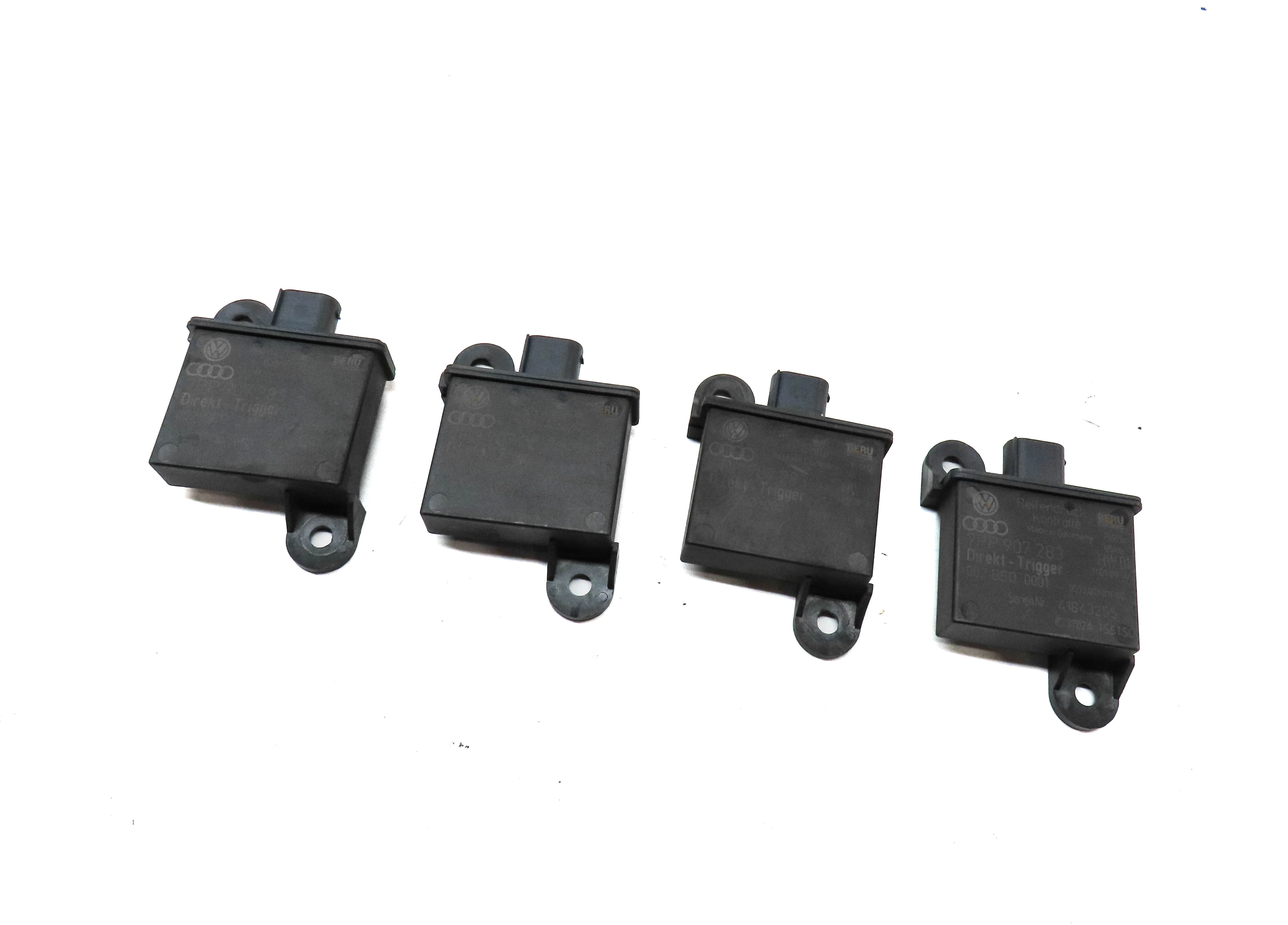 2010 PORSCHE PANAMERA (970) TPMS TIRE AIR PRESSURE SENSOR TRIGGER MODULE SET-4 — exact item pictured